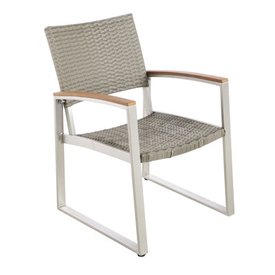 Koro Outdoor Dining Armchairs by Red Barrel Studio