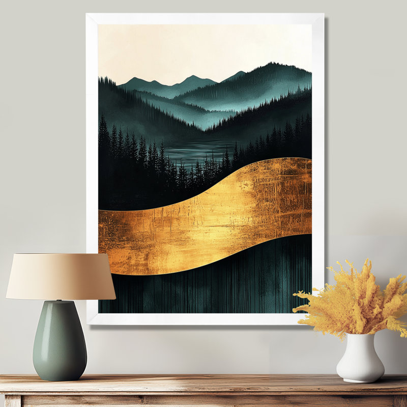 Senga - Landscapes Wall Art Prints, H 44 po x l 34 po, Reproduction encadrée d'une seule photo, Blanc