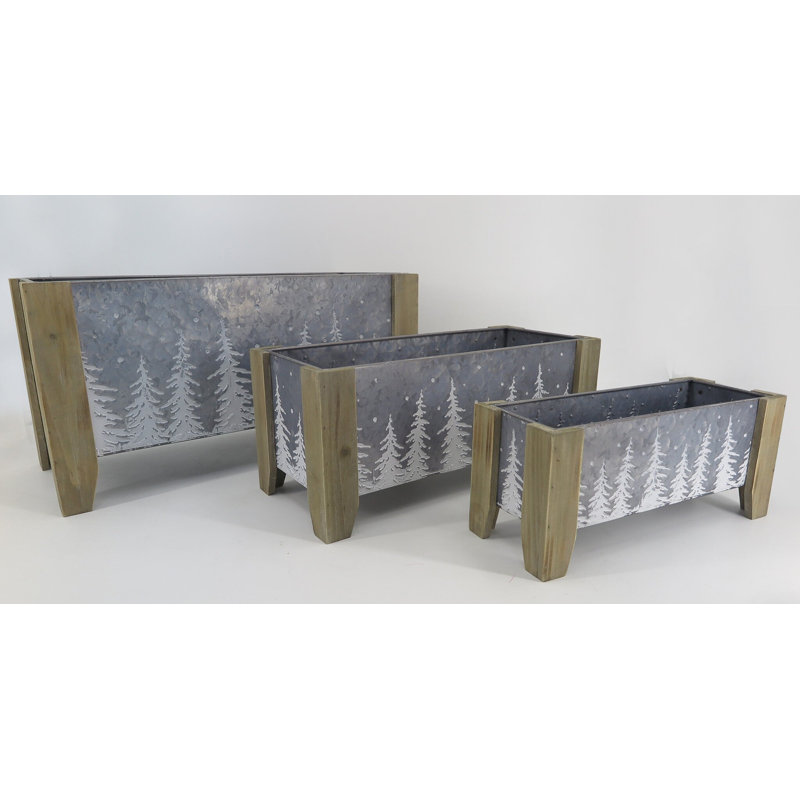 Ayden-Alexander Metal Elevated Planter