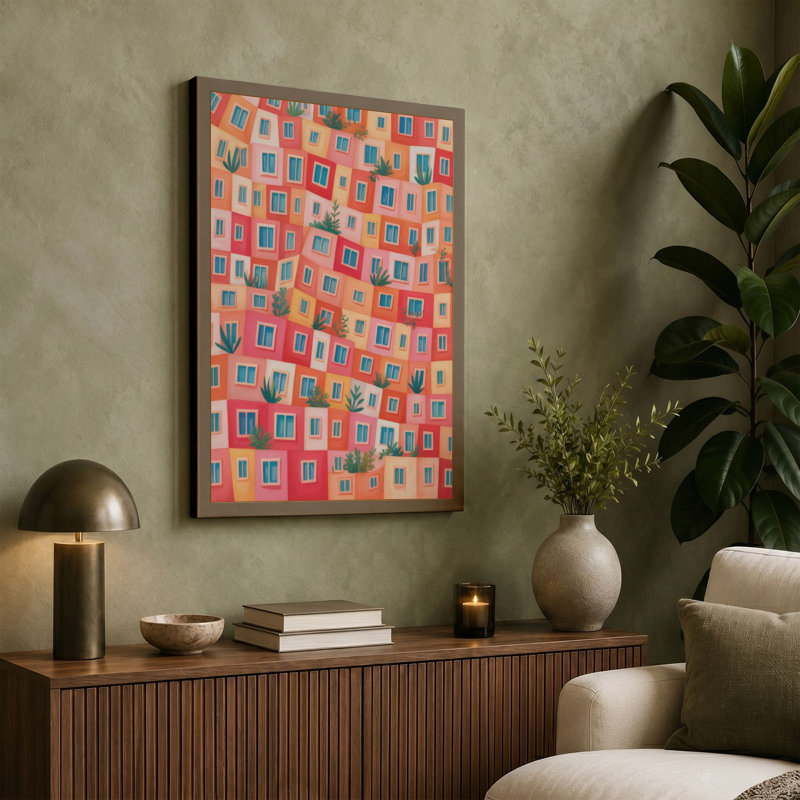 Print, 24x16 - 61.0 x 40.6 cm, Terracotta Border