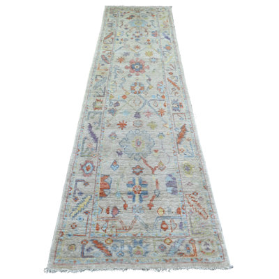 Tasi One-of-a-Kind 2'8" X 11'4" New Age Runner Wool Area Rug in