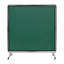 Welding Screen with Frame, 6' Welding Curtain Screen, Flame-Resistant Vinyl Welding Protection Screen on 4 Swivel Wheels (2 Lockable), Moveable & Professional for Workshop/Industrial-94333152-94333159