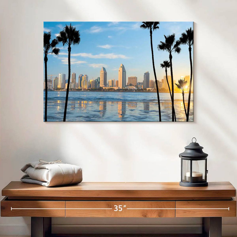 Sireci Downtown San Diego Skyline, 16'' H X 24'' W