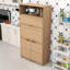 Buffet multifonctionnel avec garde-manger et rangement-1144966615