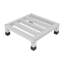 2 tablettes en acier inoxydable