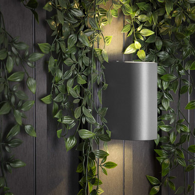 Hewie Black Outdoor Flush Mount