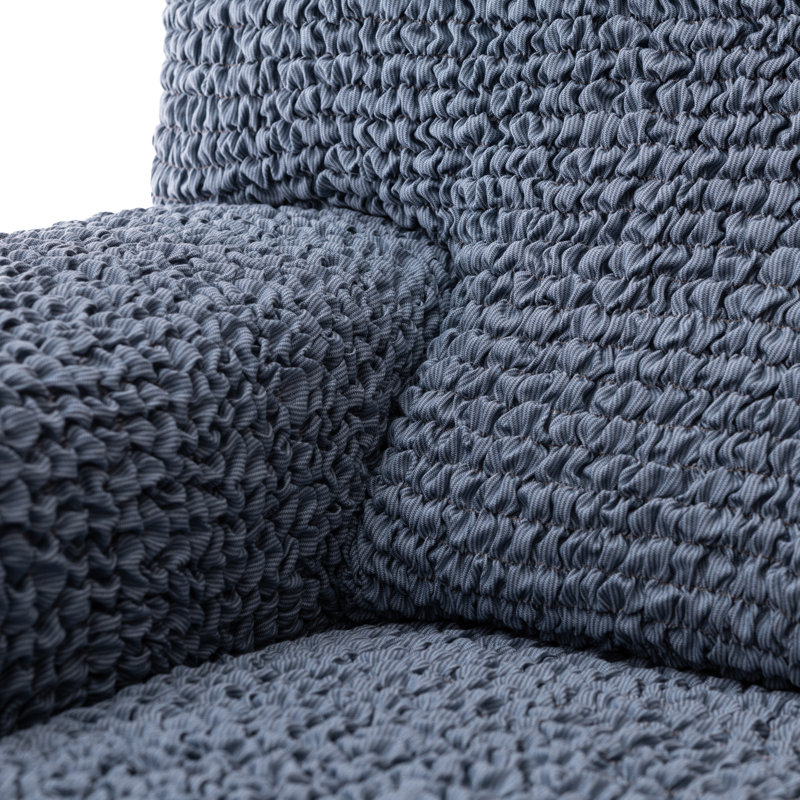 Housse extensible pour fauteuil - Style italien et qualité supérieure - Collection CottonRich, Bleu