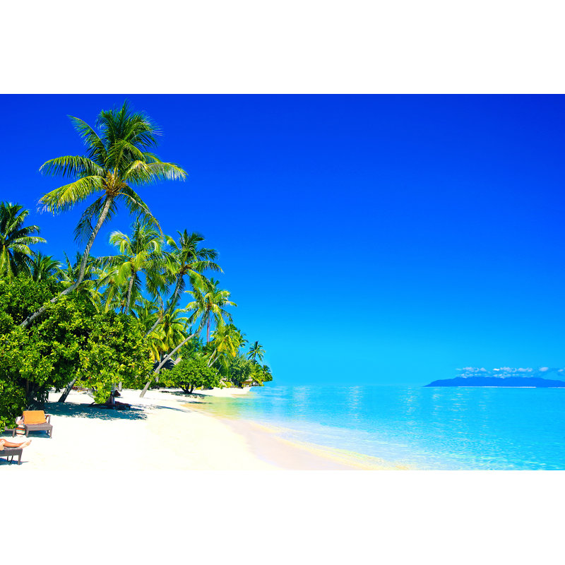 Bora Bora Beach by Triggerphoto, 12" H x 18" W