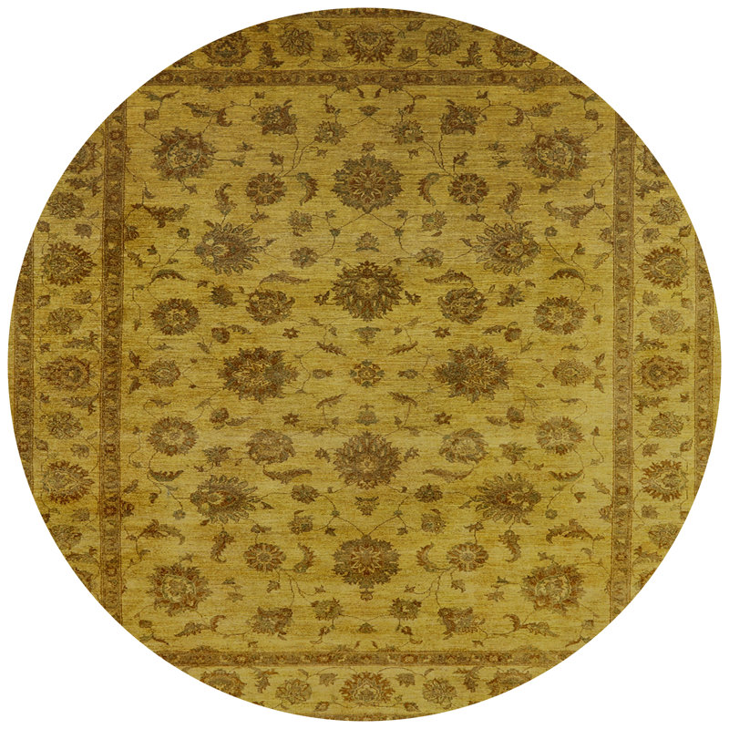 Harnish Oriental Indoor Rug, Round 7'
