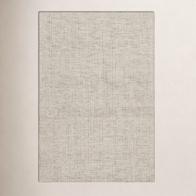 Reanne Gray Ivory Hand-Tufted Wool Rug