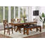 Chaise d'appoint avec dossier en forme de X (ensemble de 2)