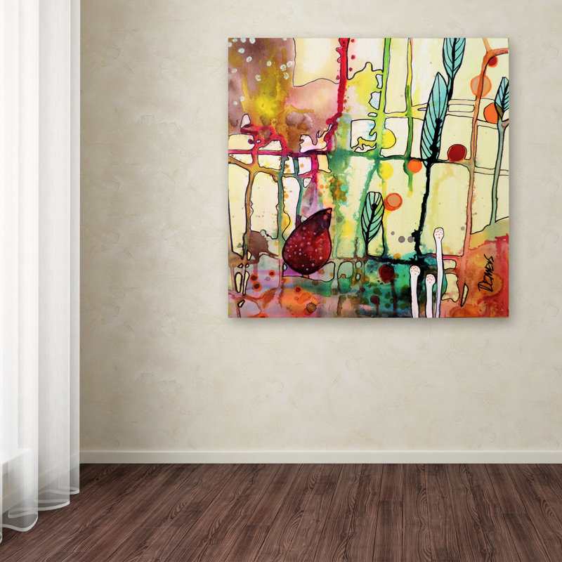 Sylvie Demers Abstract Canvas Print in Multicolor, 27" x 33"