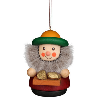 2.75'' Wood Hanging Figurine Ornament
