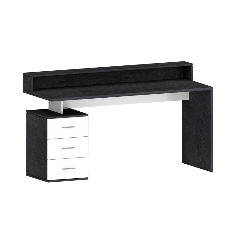 Basim 160 Cm Desk, Grey/White