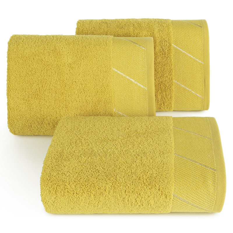Liebgunde Midweight Jacquard Hand Towel, Mustard