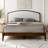 Clara Wooden Platform Bed-332045567