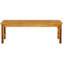 Banc de patio à lattes moderne-613432092
