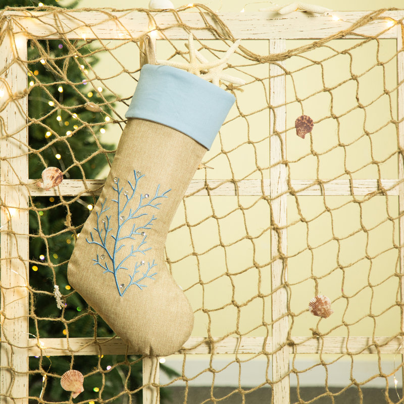 Rangement en lin trois-coraux