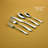Strand 20 Piece Flatware Set, Service for 4