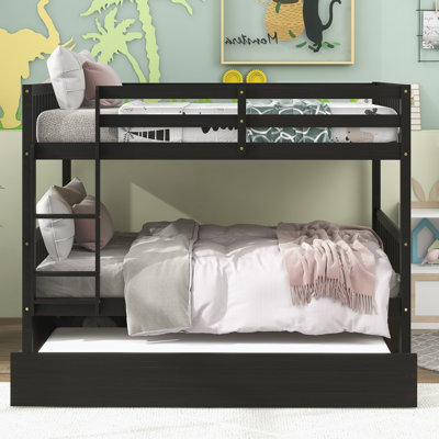 Lit superposé standard moderne avec cadres de lit gigogne Lits en bois pour enfants