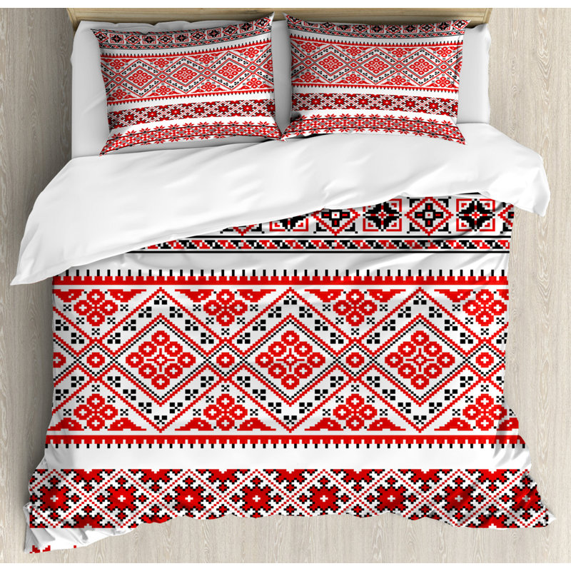Merriweather 260 TC Duvet Cover Set, Kingsize - 2 Standard Pillowcases
