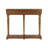 Constableville Transitional Oak Rectangular Console Table with Display Shelves | Stylish Storage for Living Room & Entryway-2073036982