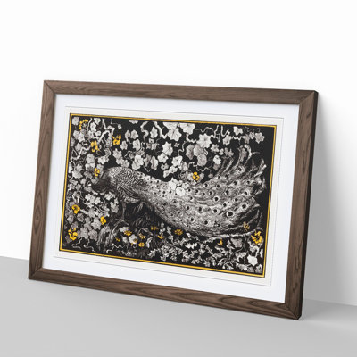 Peacock by Theo Van Hoytema - Picture Frame Painting