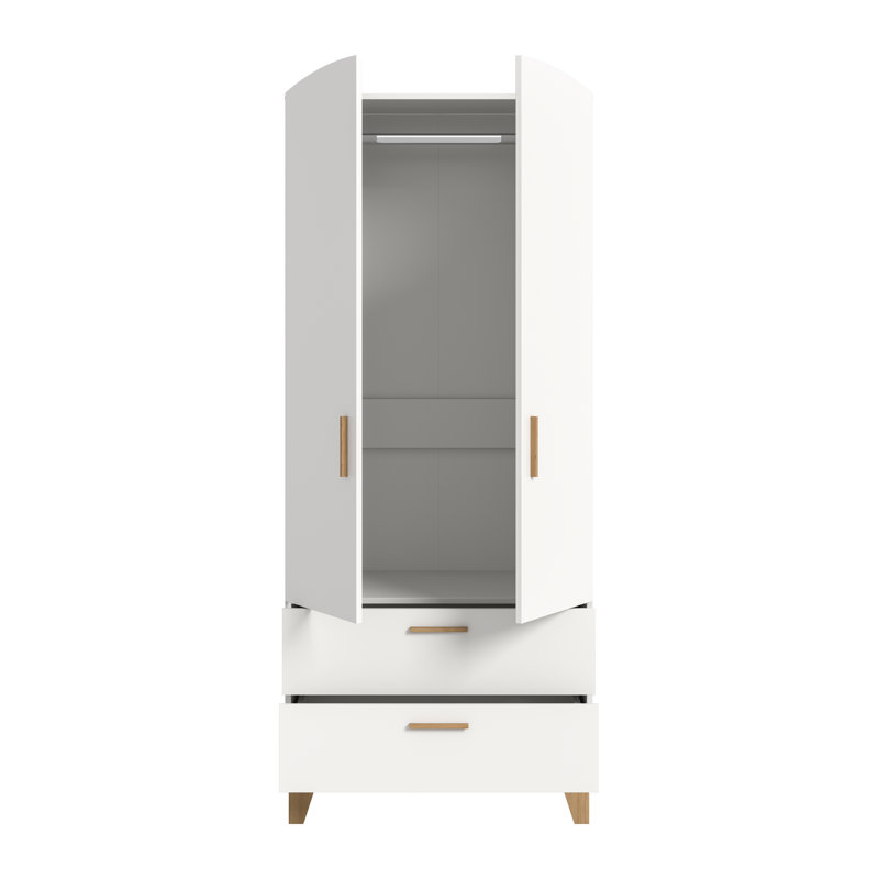 Rosilynn Particle Board / Chipboard Wardrobe