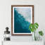 Ocean Droplets in Abstract - Framed Print-48306990-86304958