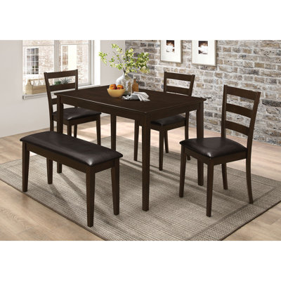 Arvin Cappuccino 5 Piece Dining Set