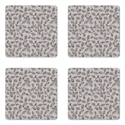 Square 4 Piece Coaster Set