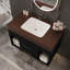Ensemble de meuble-lavabo flottant moderne 29,9 po avec comptoir en pierre frittée et comptoir en céramique-497232454-497232451