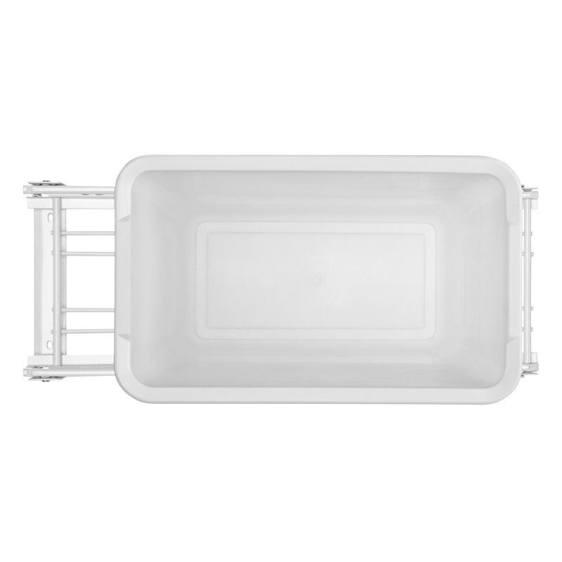 Rev-A-Shelf Single Pull Out Kitchen Cabinet Trash Can 30 Qt, RV-9PB S