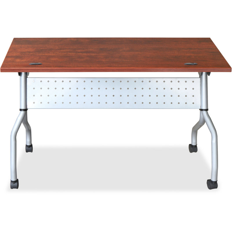 Table de formation avec roulettes, Cerisier, H 26,77 po x l 61,81 po x P 7,09 po