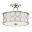 Bayberry 2-Light Ceiling Light in Polished Nickel-122542750-122542747