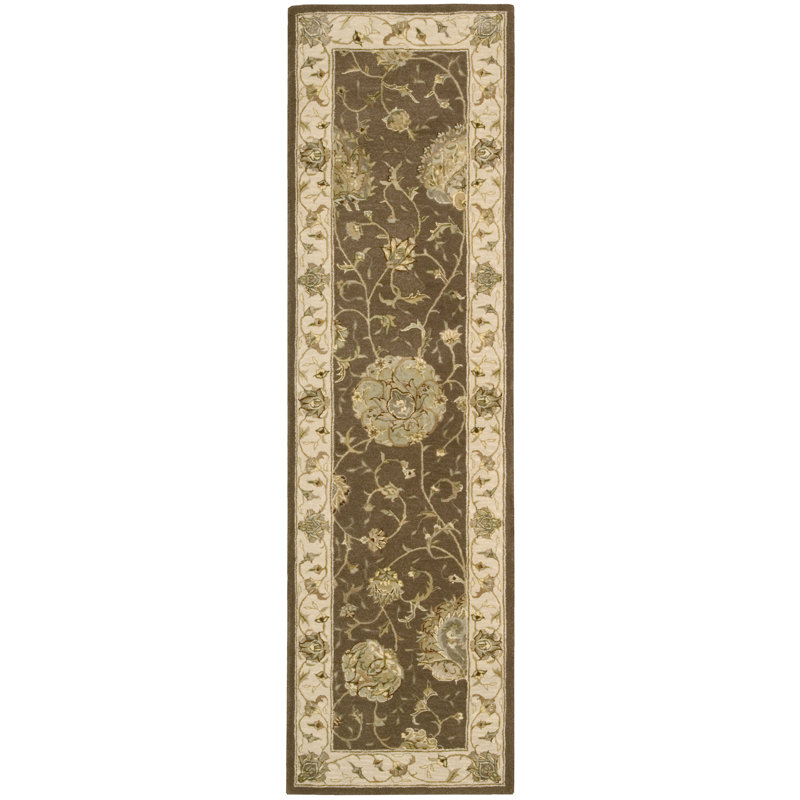 Garrity Silk Oriental Indoor Rug, Runner 2'6" x 12'