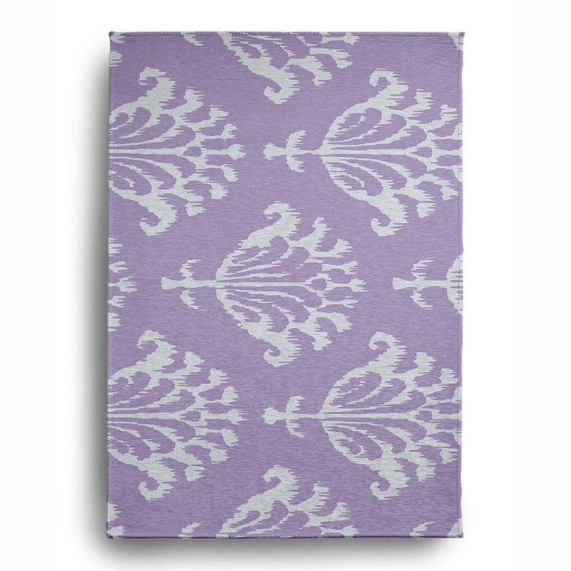 Shingadia Chenille Floral Indoor Rug, Rectangle 8' x 10'