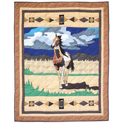 Wild Horses Cotton Quilt