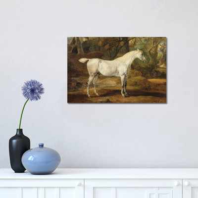 A Grey Arabian Stallion, The Property Of Sir Watkin Williams-Wynn, C.1815-20 by James Ward - Wrapped Canvas Painting