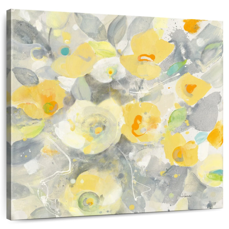 Buttercups II, 10" H x 10" W