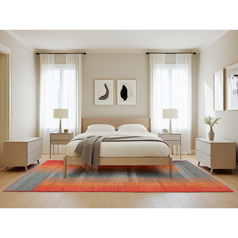 Abstract Indoor Rug, Rectangle 5' x 8'
