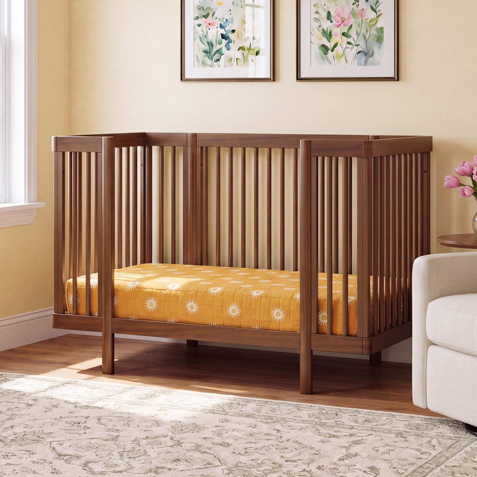 Golden Hour Muslin All-Stages Bassinet Sheet
