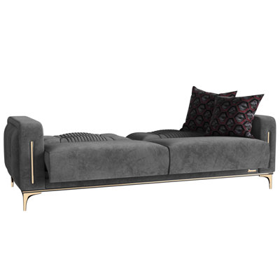 Humiston Upholstered Convertible Sofabed with Storage