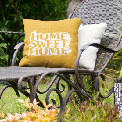 Home Sweet Indoor/Outdoor Throw Pillow
