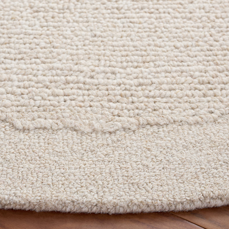 Tapis d'intérieur en laine touffeté à la main Novelty, Rond 6 pi