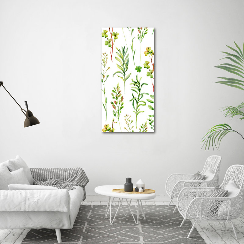 Weeds And Herbs - Wrapped Canvas Print