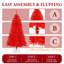 Arbre de Noël artificiel facile à installer - support inclus-287235826
