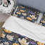 Blue And Beige Bohemian Elegant Floral Pattern I - Ensemble de housse de couette à motif floral-716120851