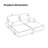 Boneless 71'' Loveseat With Chamois Leather-106915343
