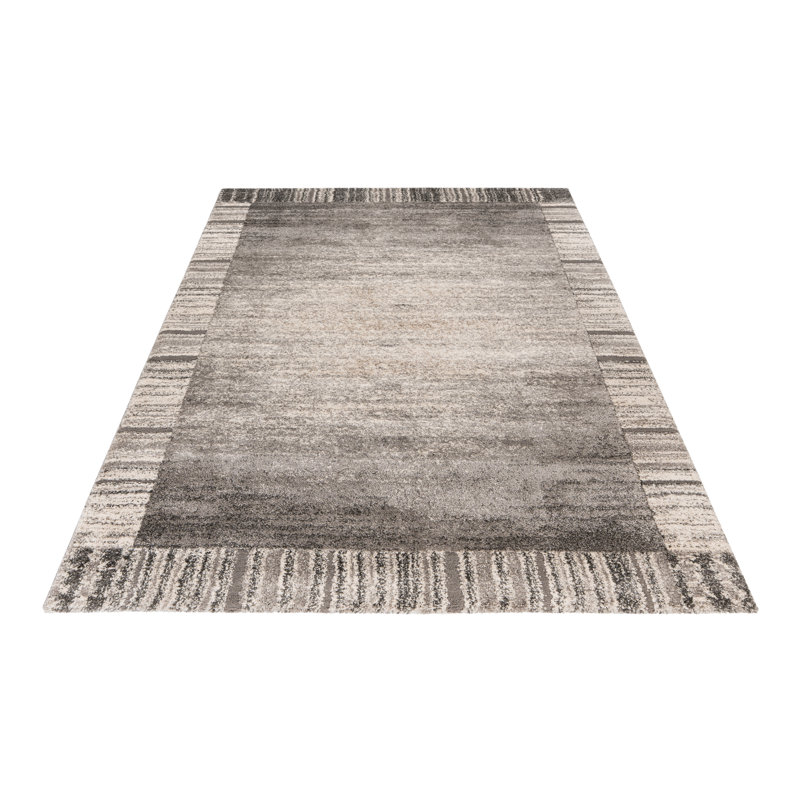 Bryasha Uni Area Rug, Rectangular 120 x 170cm, Grey/Brown/Blue
